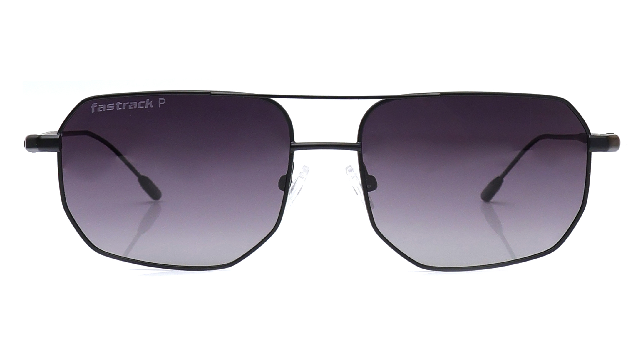 Image 1 of Grey Navigator Sunglasses for Men from Fastrack Available at Titan Eye+