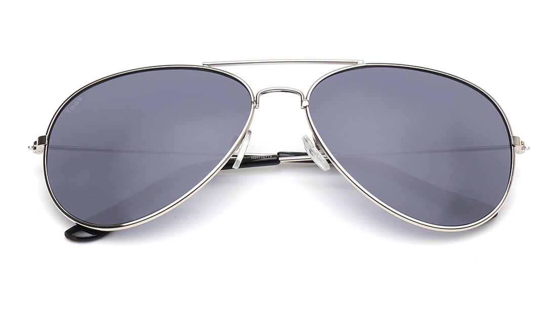 Grey Aviator Sunglasses for Men and Women available online at