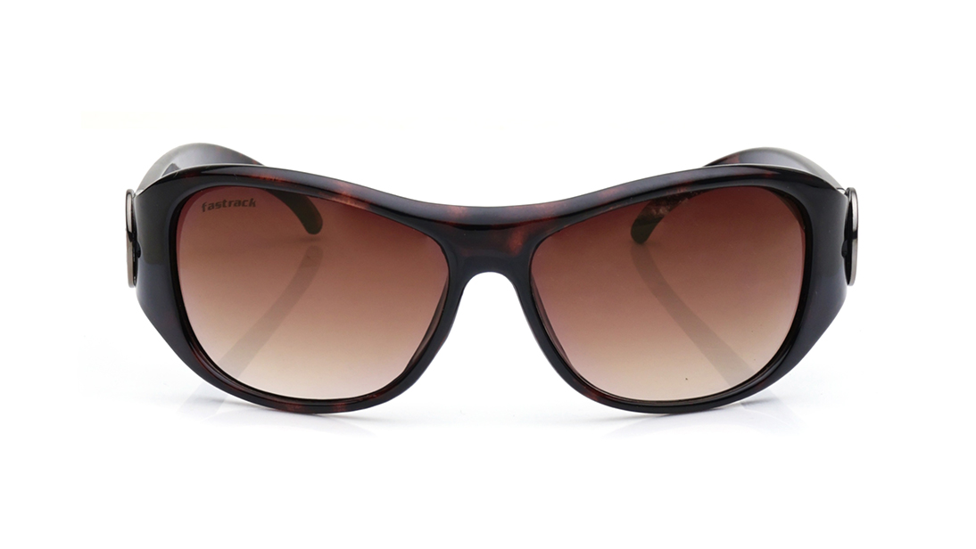 Image 1 of Brown Bugeye Sunglasses for Women from Fastrack Available at Titan Eye+