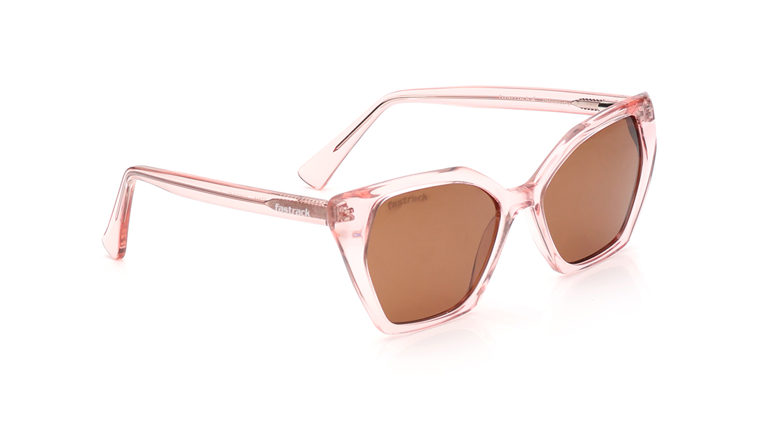 Brown Cateye Polarized Sunglasses for Women