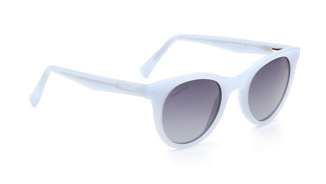 Image 2 of Smoke Round Polarized Sunglasses for Women from Fastrack Available at Titan Eye+