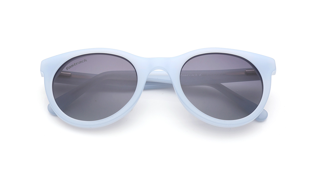 Image 3 of Smoke Round Polarized Sunglasses for Women from Fastrack Available at Titan Eye+