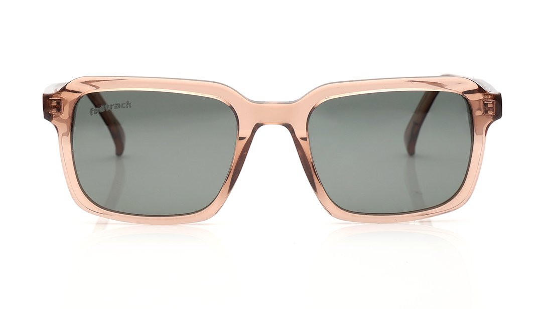 Image 1 of Green Geometric Polarized Sunglasses for Men from Fastrack Available at Titan Eye+