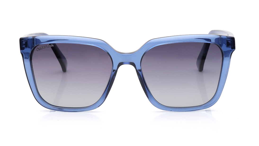 Image 1 of Smoke Wayfarer Polarized Sunglasses for Men from Fastrack Available at Titan Eye+
