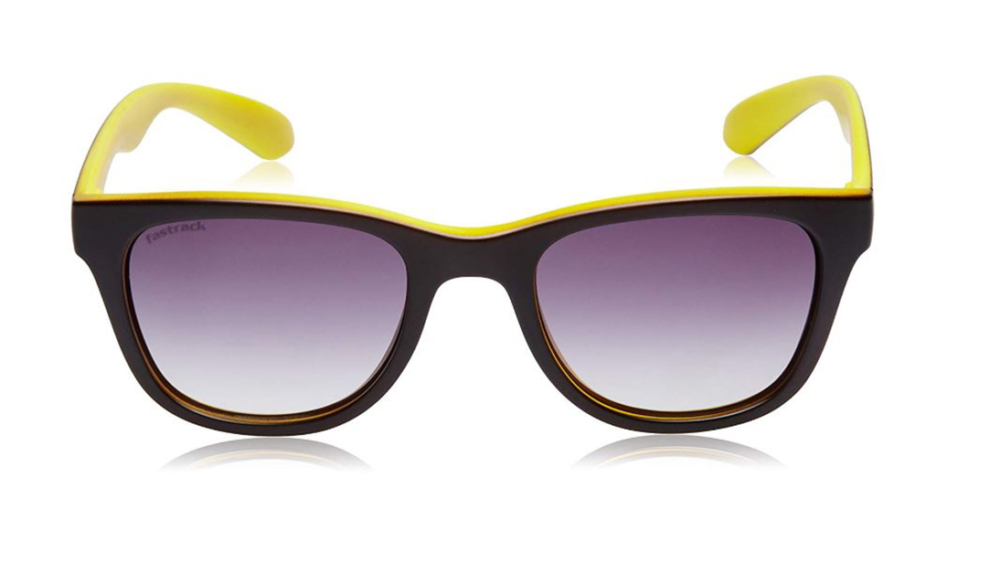 Image 1 of Black Square Sunglasses for Women from Fastrack Available at Titan Eye+