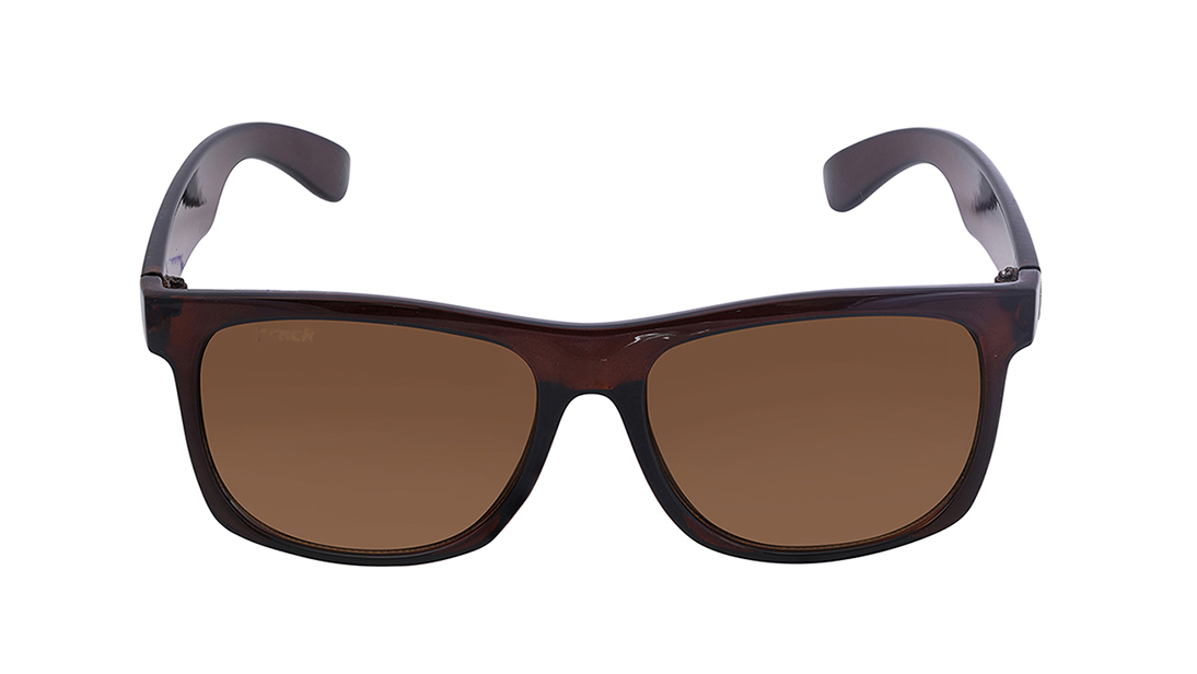 Image 1 of Brown Square Sunglasses for Men from Fastrack Available at Titan Eye+