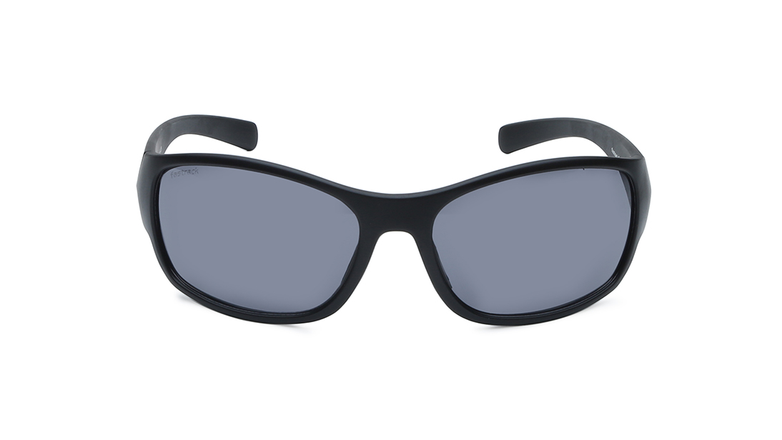 Image 1 of Black Sporty Sunglasses for Men from Fastrack Available at Titan Eye+