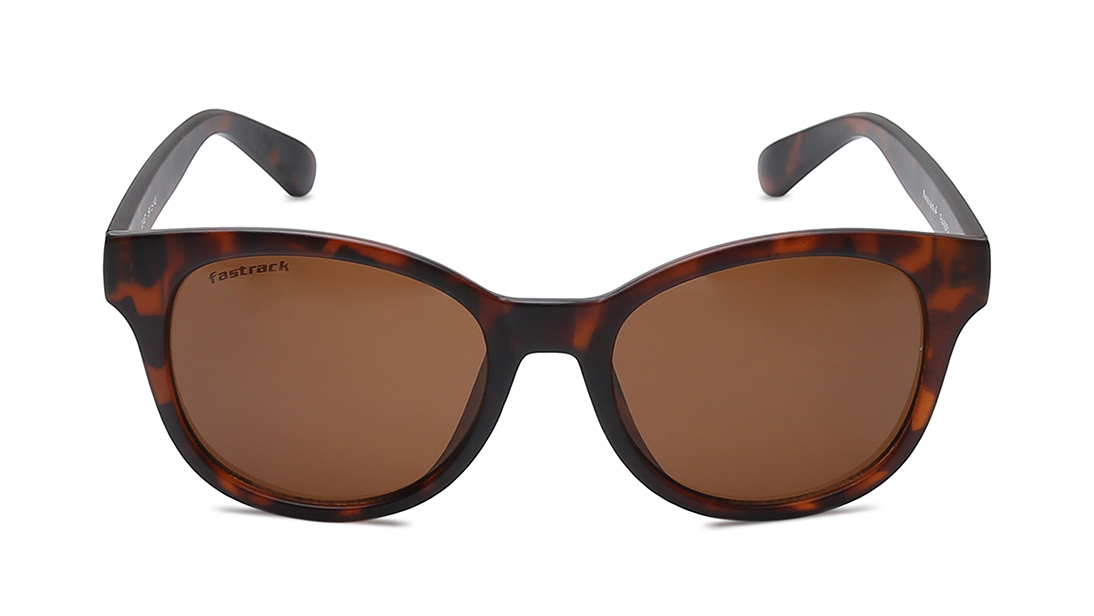 Image 1 of Brown Square Sunglasses for Men from Fastrack Available at Titan Eye+