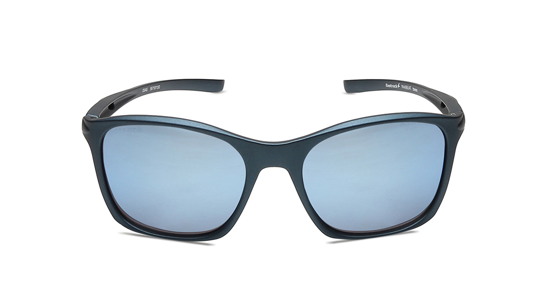 Image 1 of Blue Square Sunglasses for Men from Fastrack Available at Titan Eye+