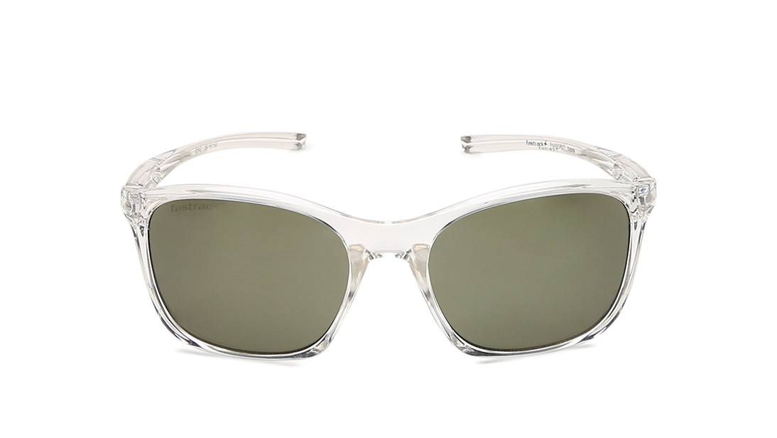 Image 1 of Green Wayfarer Sunglasses for Men from Fastrack Available at Titan Eye+