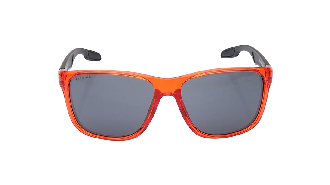 Image 1 of Orange Square Sunglasses For Men and Women from Fastrack Available at Titan Eye+