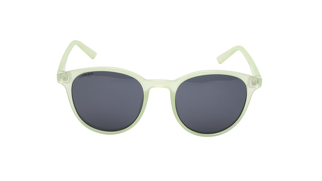 Image 1 of Black Round Rimmed Sunglasses (P469BK4V) from Fastrack Available at Titan Eye+