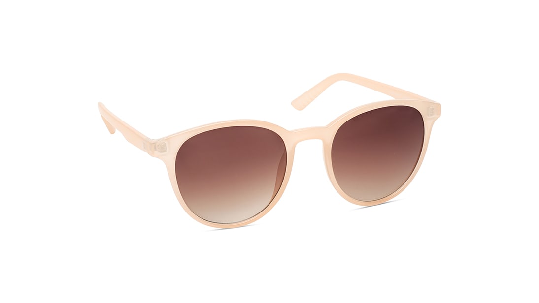 Brown Round Rimmed Sunglasses (P469BR3V)