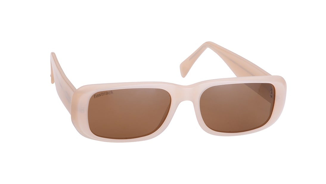 Brown Rectangle Polarized Sunglasses for Men and Women