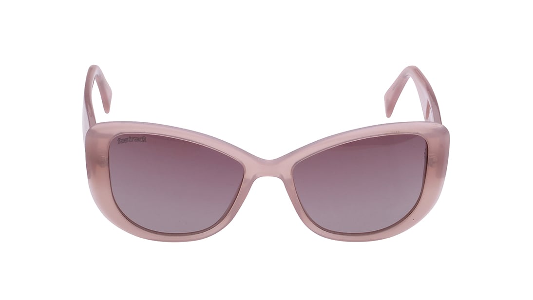 Image 1 of Brown Bugeye Polarized Sunglasses for Women from Fastrack Available at Titan Eye+