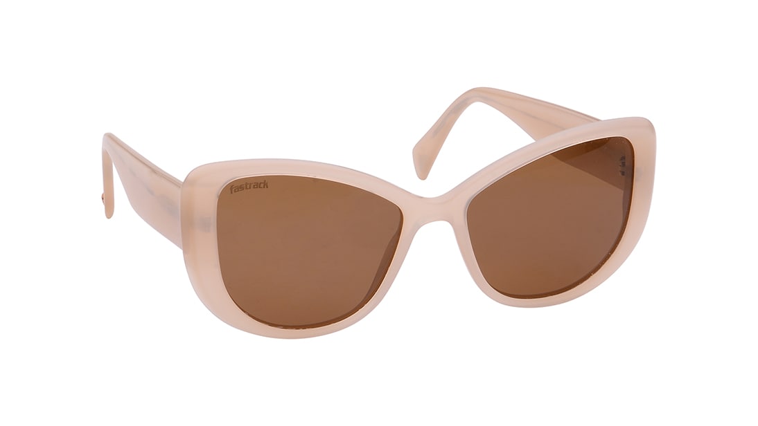Brown Bugeye Polarized Sunglasses for Women