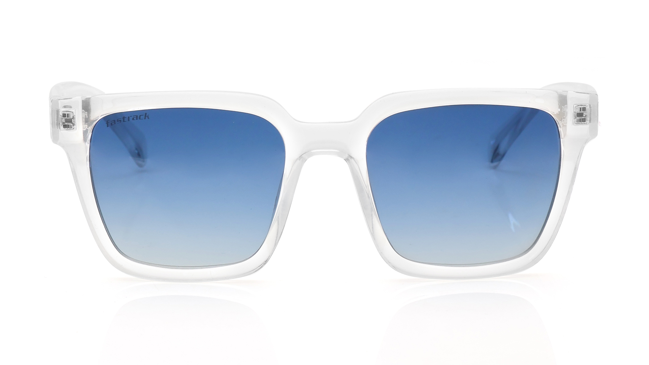 Image 1 of Blue Wayfarer Sunglasses for Men and Women from Fastrack Available at Titan Eye+
