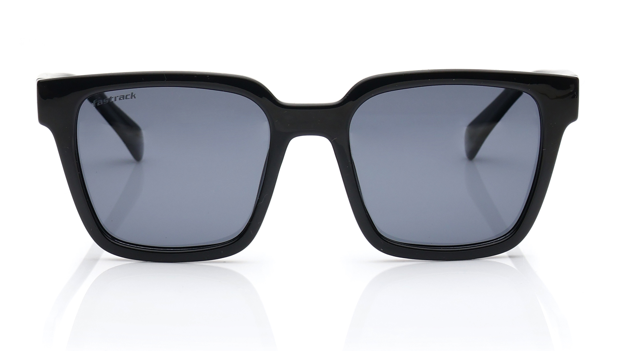 Image 1 of Grey Wayfarer Polarized Sunglasses for Men and Women from Fastrack Available at Titan Eye+