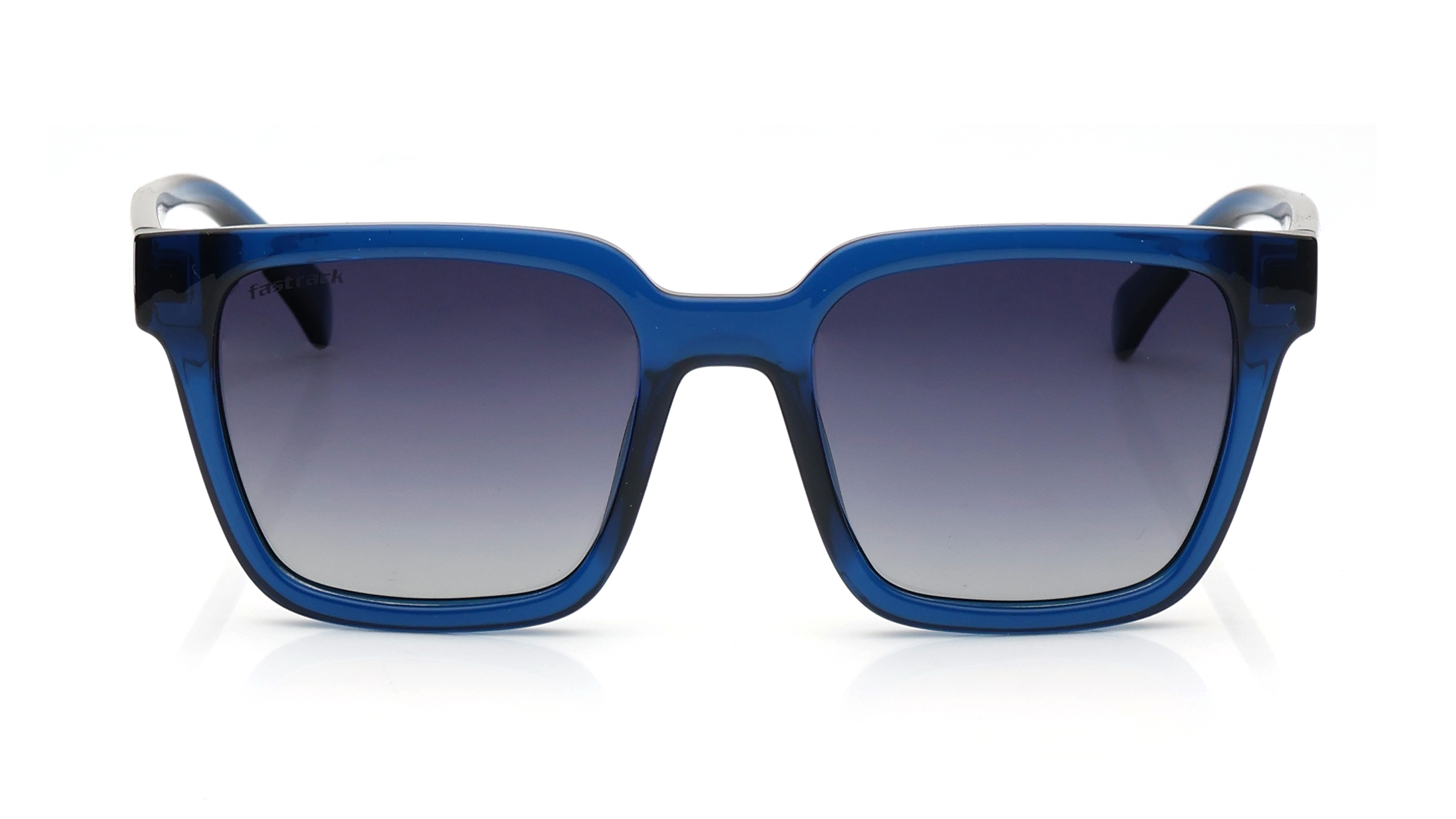 Image 1 of Grey Wayfarer Sunglasses for Men and Women from Fastrack Available at Titan Eye+