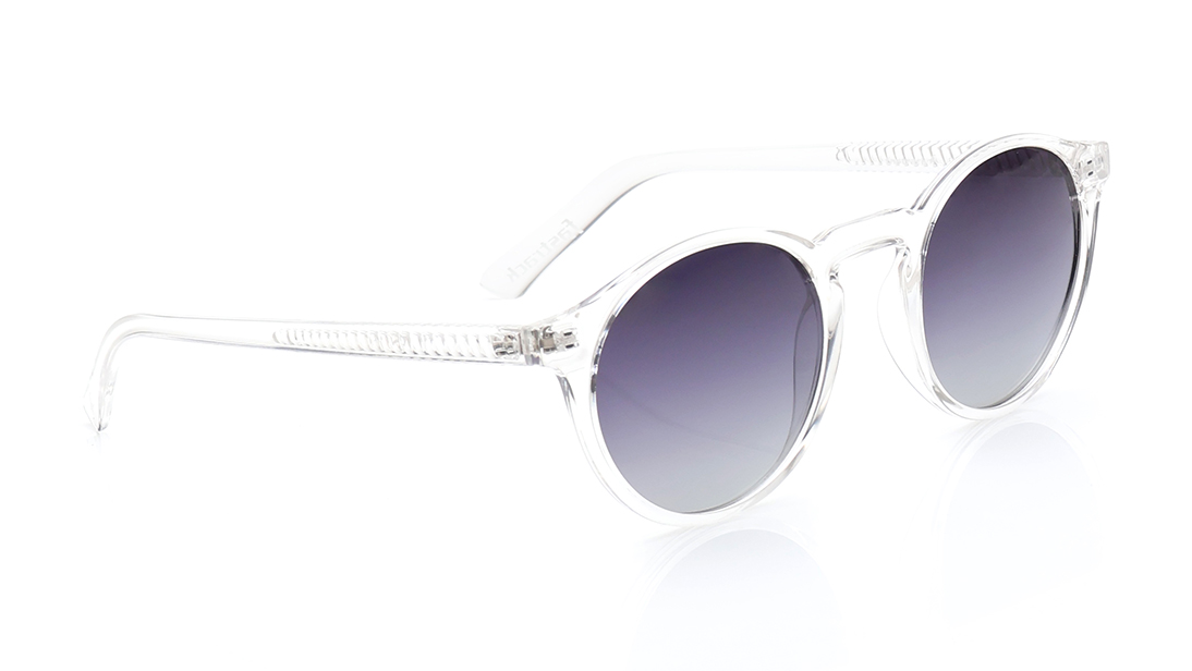 Grey Round Polarized Sunglasses for Men and Women