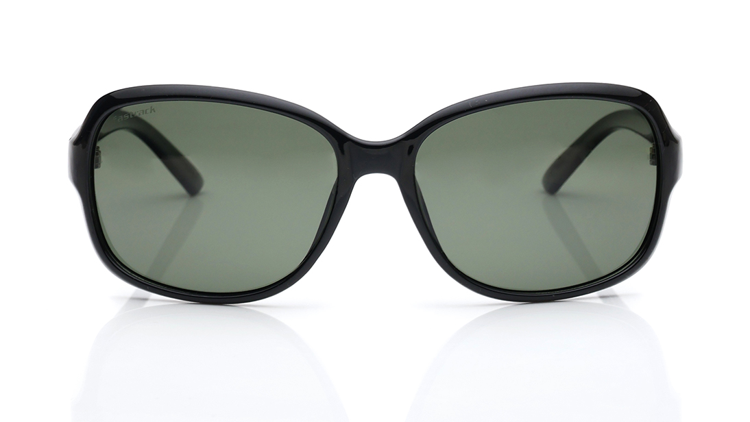 Image 1 of Green Bugeye Polarized Sunglasses for Women from Fastrack Available at Titan Eye+