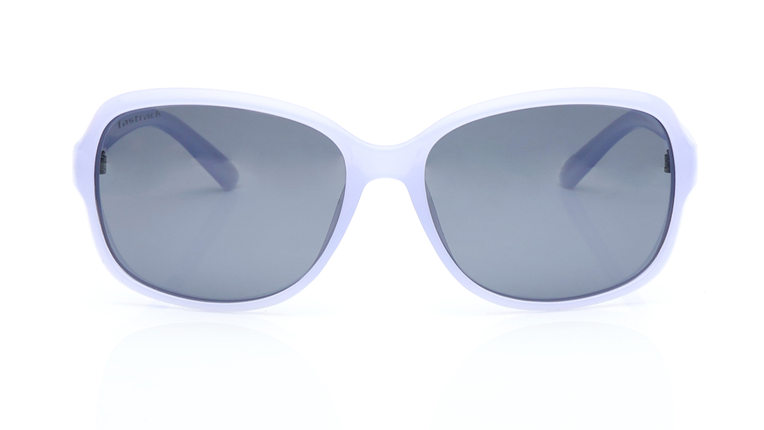 Image 1 of Grey Bugeye Polarized Sunglasses for Women from Fastrack Available at Titan Eye+