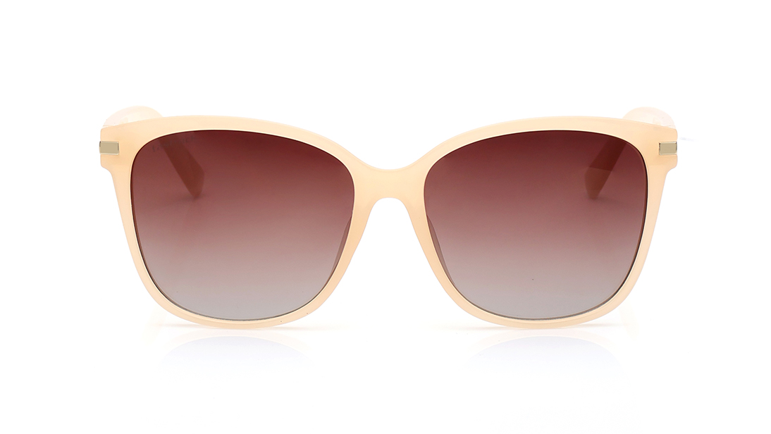 Image 1 of Brown Wayfarer Polarized Sunglasses for Women from Fastrack Available at Titan Eye+