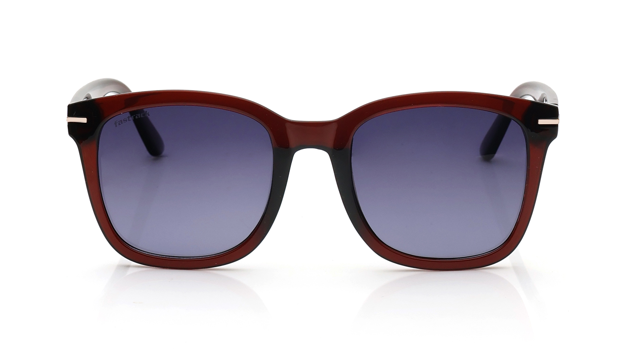 Image 1 of Black Wayfarer Sunglasses for Men and Women from Fastrack from Fastrack Available at Titan Eye+