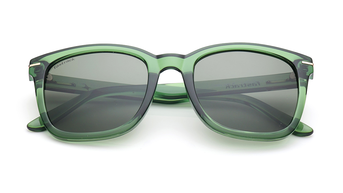 Green Square Polarized Sunglasses for Men and Women available