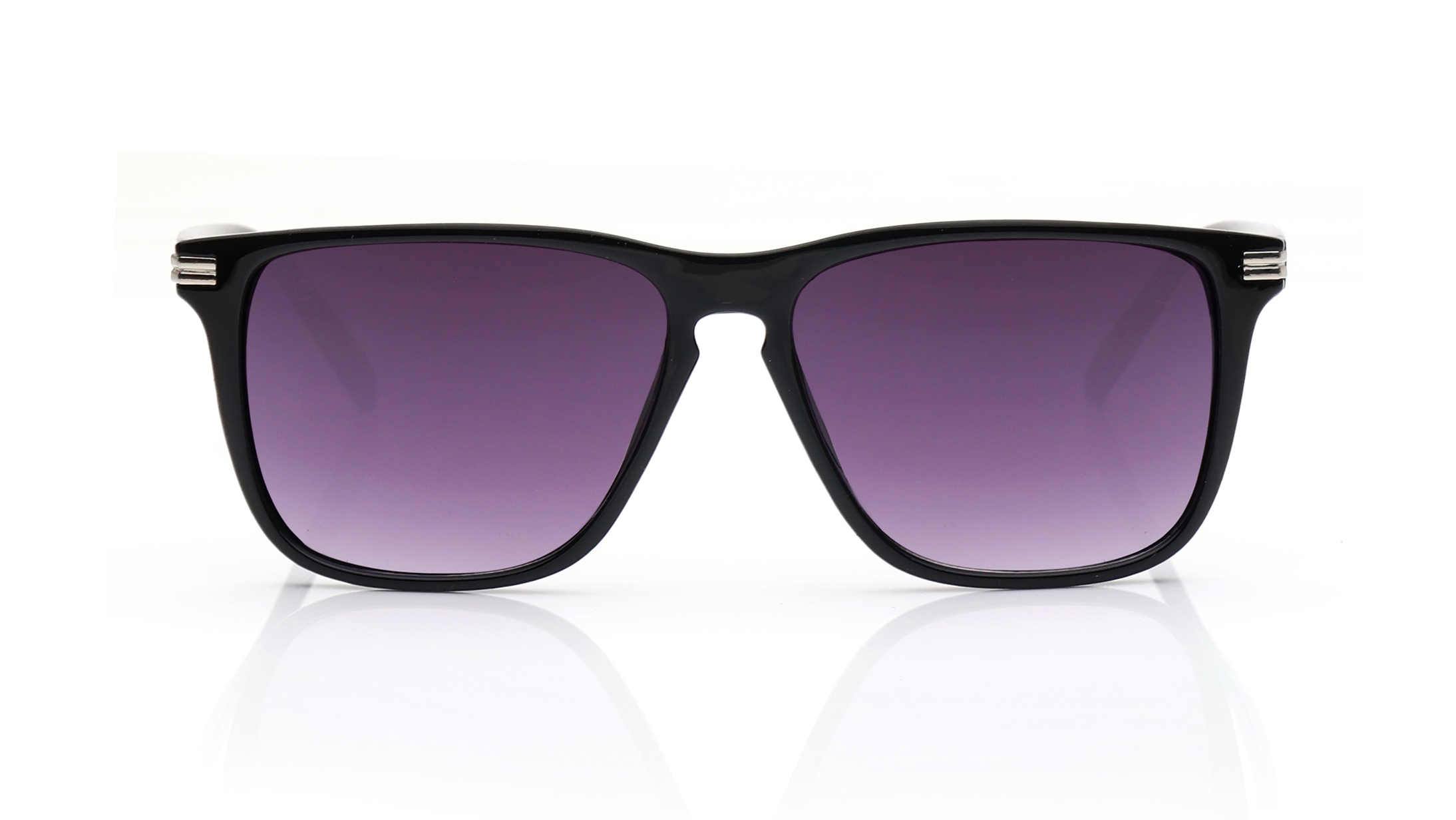 Image 1 of Grey Wayfarer Sunglasses for Men and Women from Tees By Fastrack Available at Titan Eye+