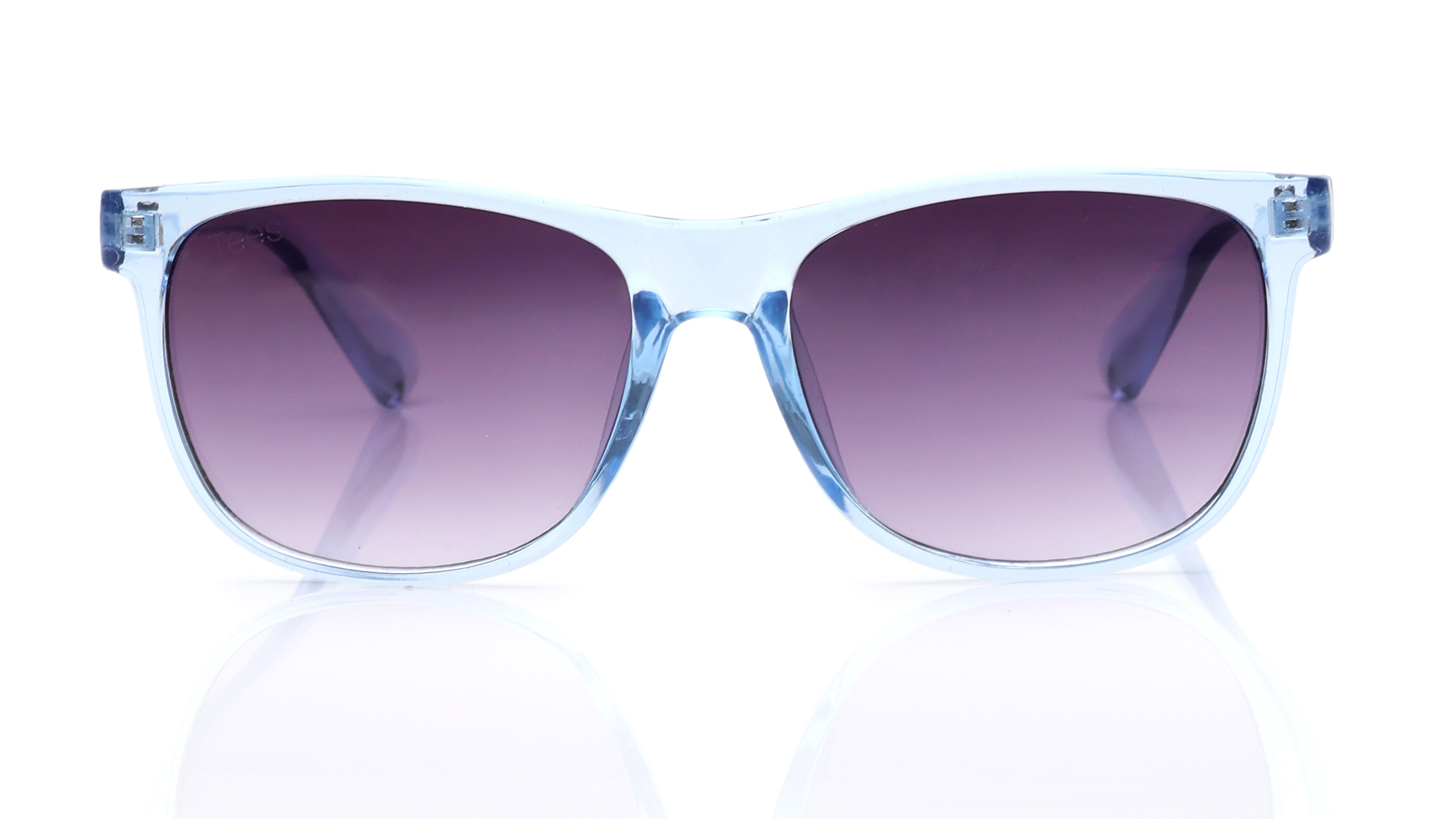 Image 1 of Grey Wayfarer Sunglasses for Men and Women from Tees By Fastrack Available at Titan Eye+