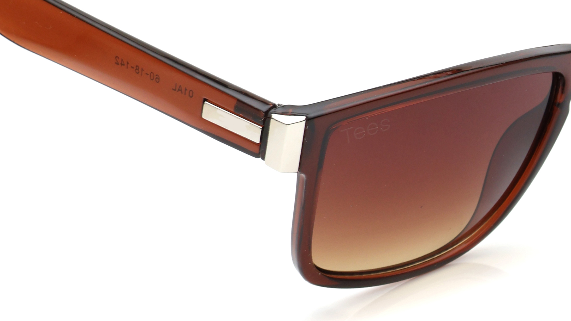 Image 7 of Brown Wayfarer Sunglasses for Men and Women from Tees By Fastrack Available at Titan Eye+