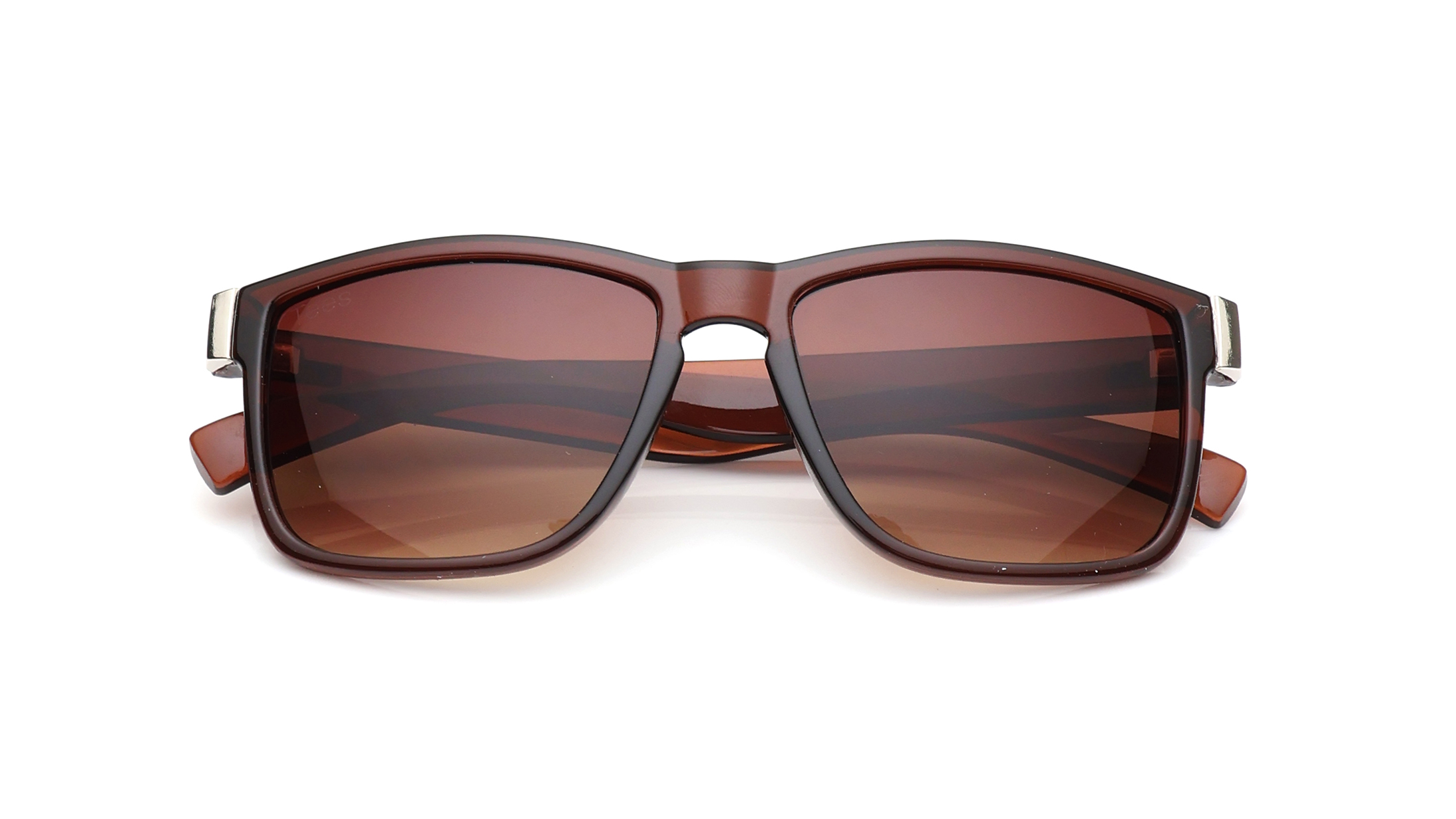 Image 5 of Brown Wayfarer Sunglasses for Men and Women from Tees By Fastrack Available at Titan Eye+