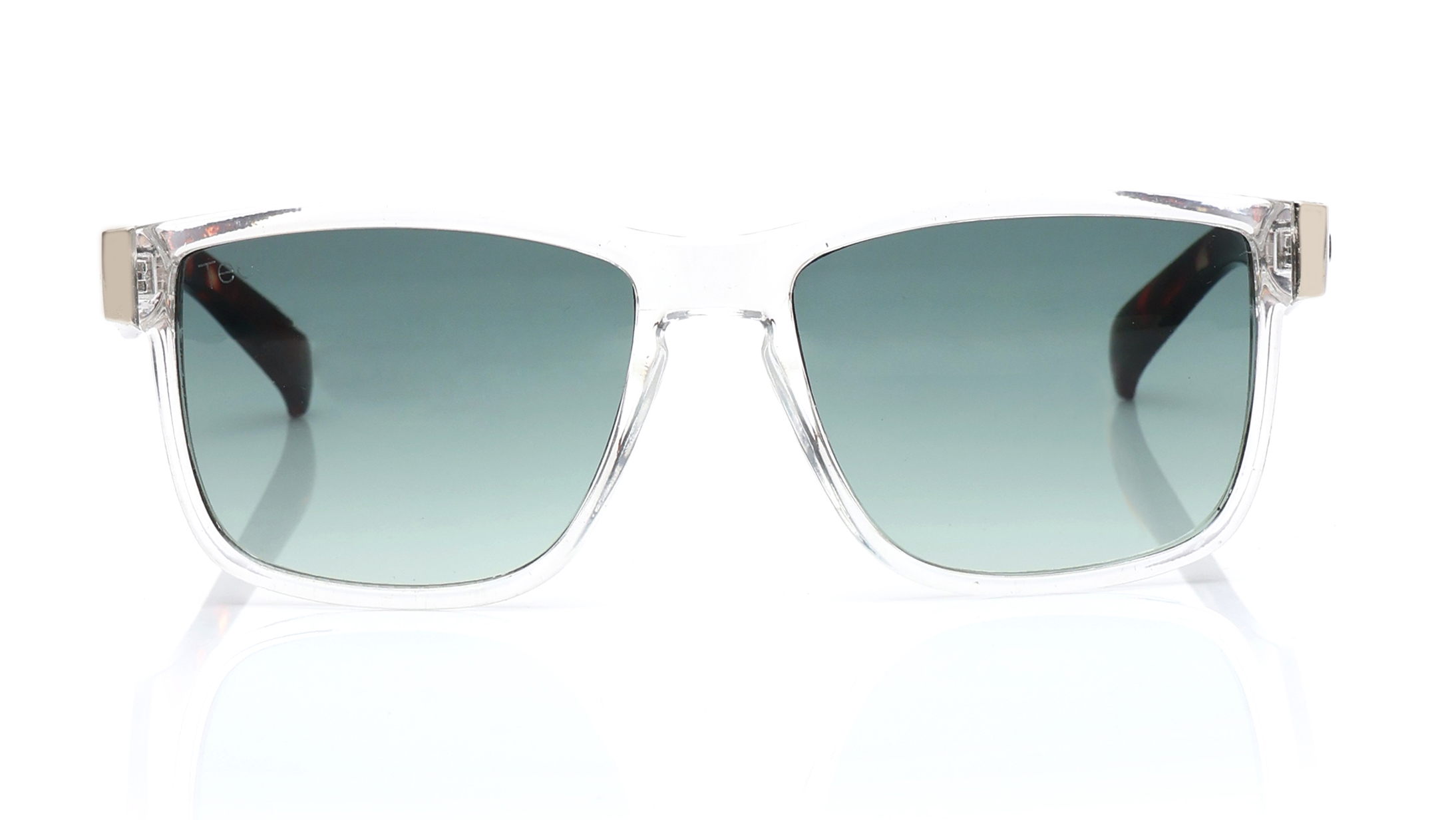Image 1 of Green Wayfarer Sunglasses for Men and Women from Tees By Fastrack Available at Titan Eye+
