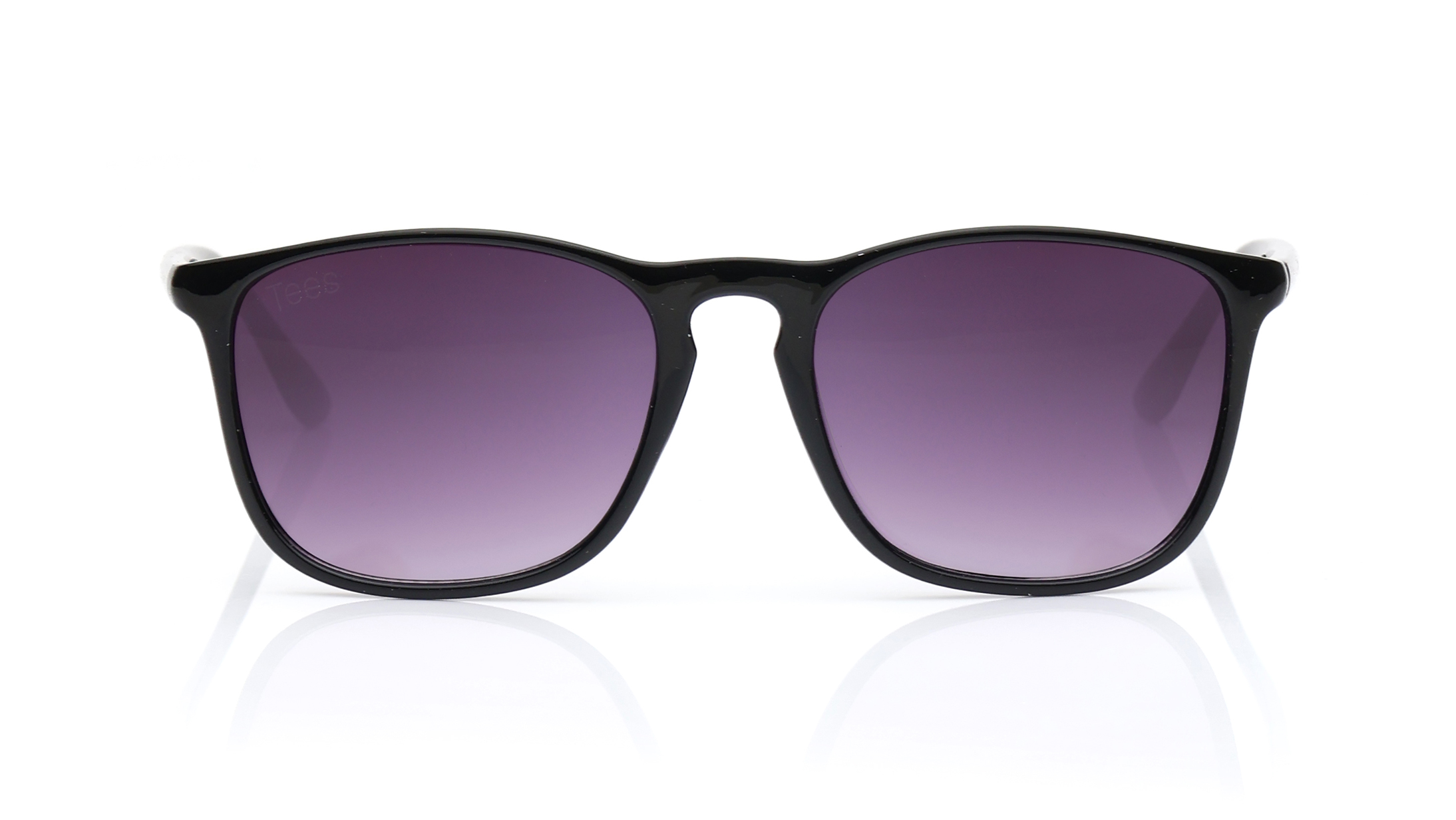 Image 1 of Grey Wayfarer Sunglasses for Men and Women from Tees By Fastrack Available at Titan Eye+