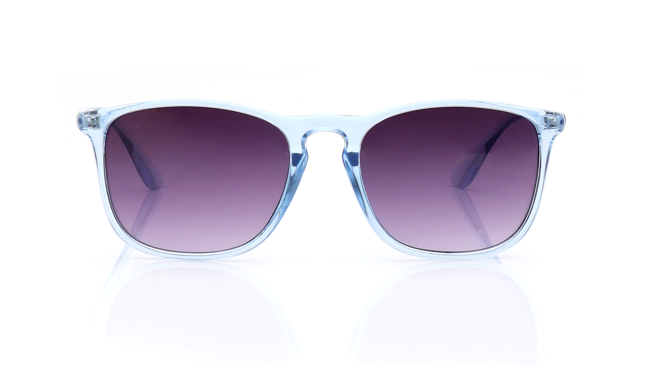 Image 1 of Grey Wayfarer Sunglasses for Men and Women from Tees By Fastrack Available at Titan Eye+