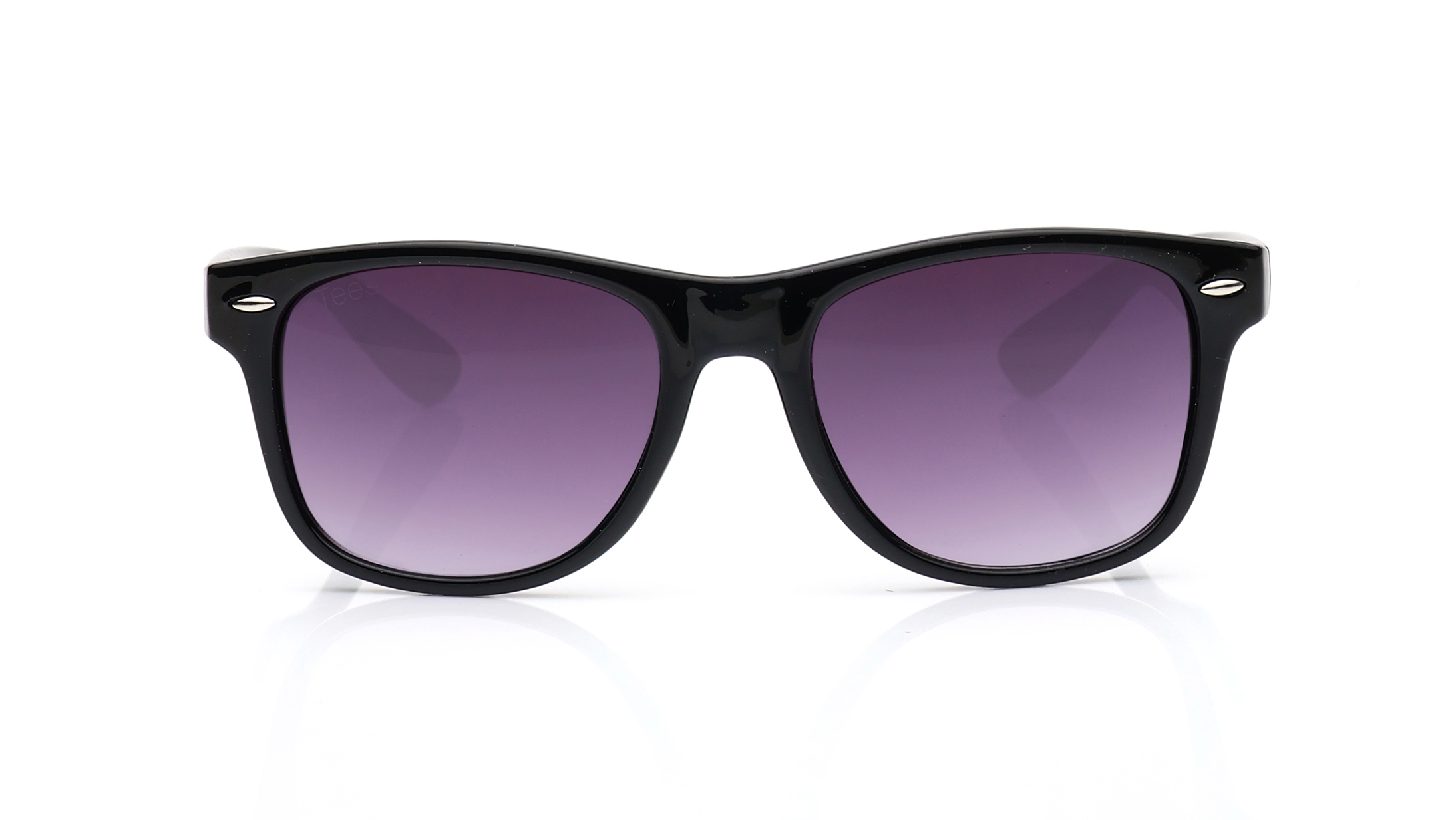 Image 1 of Grey Wayfarer Sunglasses for Men and Women from Tees By Fastrack Available at Titan Eye+