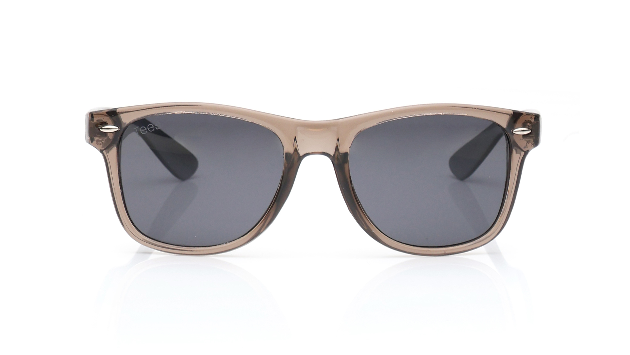 Image 1 of Black Wayfarer Polarized Sunglasses for Men and Women from Tees By Fastrack Available at Titan Eye+