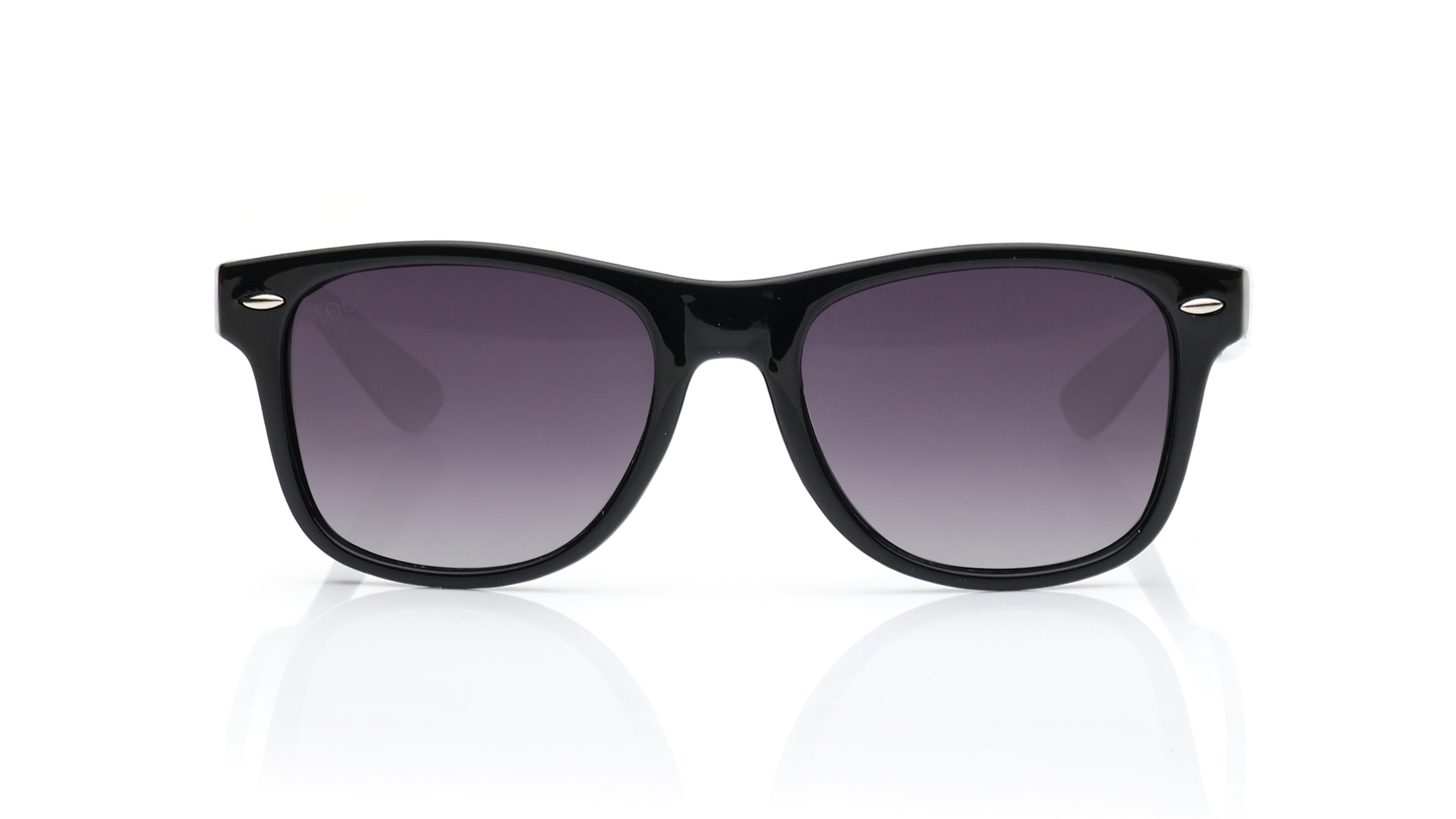 Image 1 of Grey Wayfarer Polarized Sunglasses for Men and Women from Tees By Fastrack Available at Titan Eye+