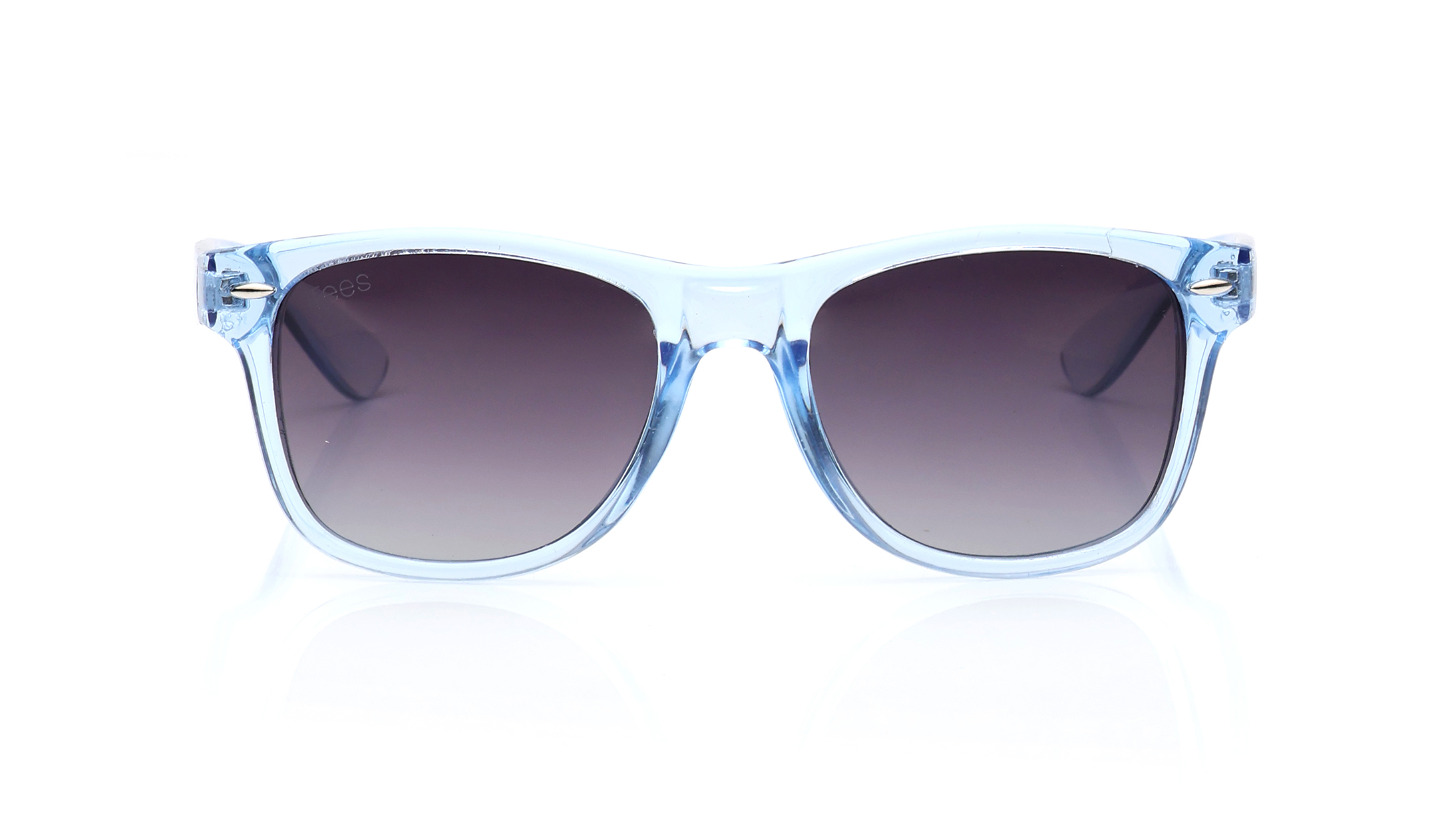 Image 1 of Grey Wayfarer Sunglasses for Men and Women from Tees By Fastrack Available at Titan Eye+