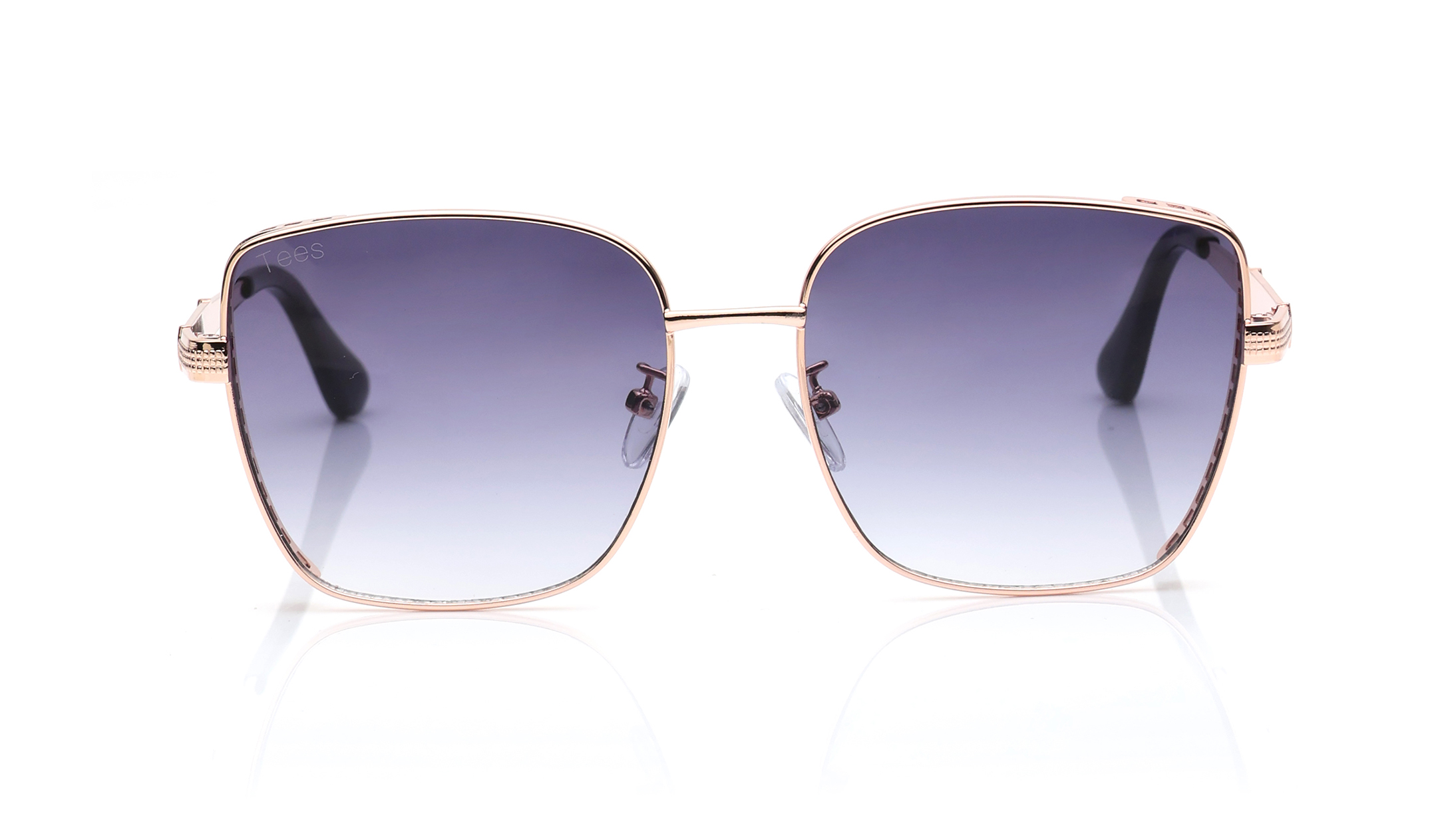 Image 1 of Grey Geometric Sunglasses for Men and Women from Tees By Fastrack Available at Titan Eye+