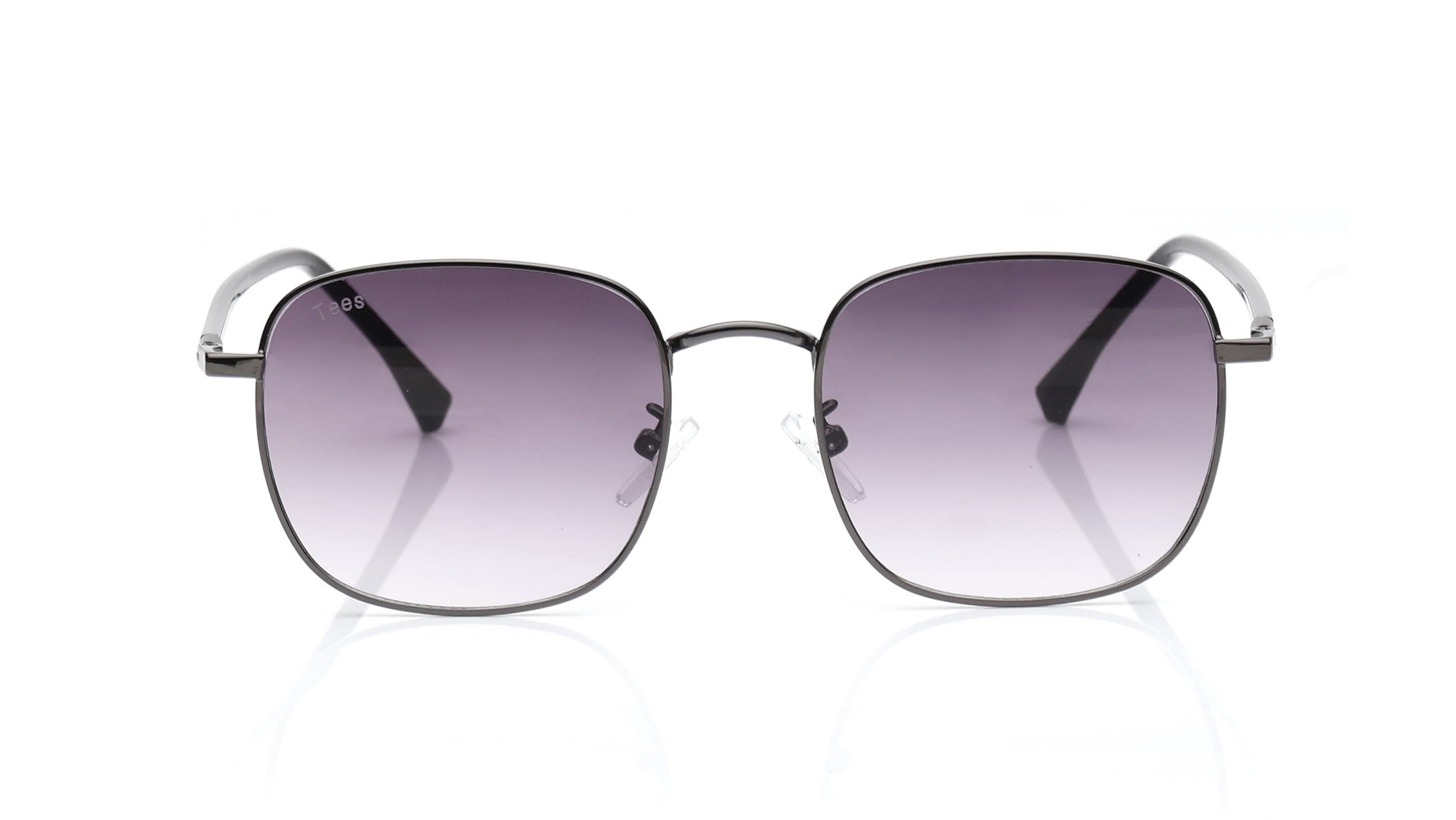 Image 1 of Grey Geometric Sunglasses for Men and Women from Tees By Fastrack Available at Titan Eye+