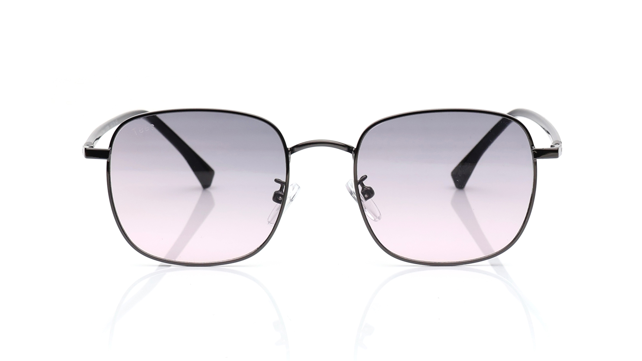 Image 1 of Purple Geometric Sunglasses for Men and Women from Tees By Fastrack Available at Titan Eye+
