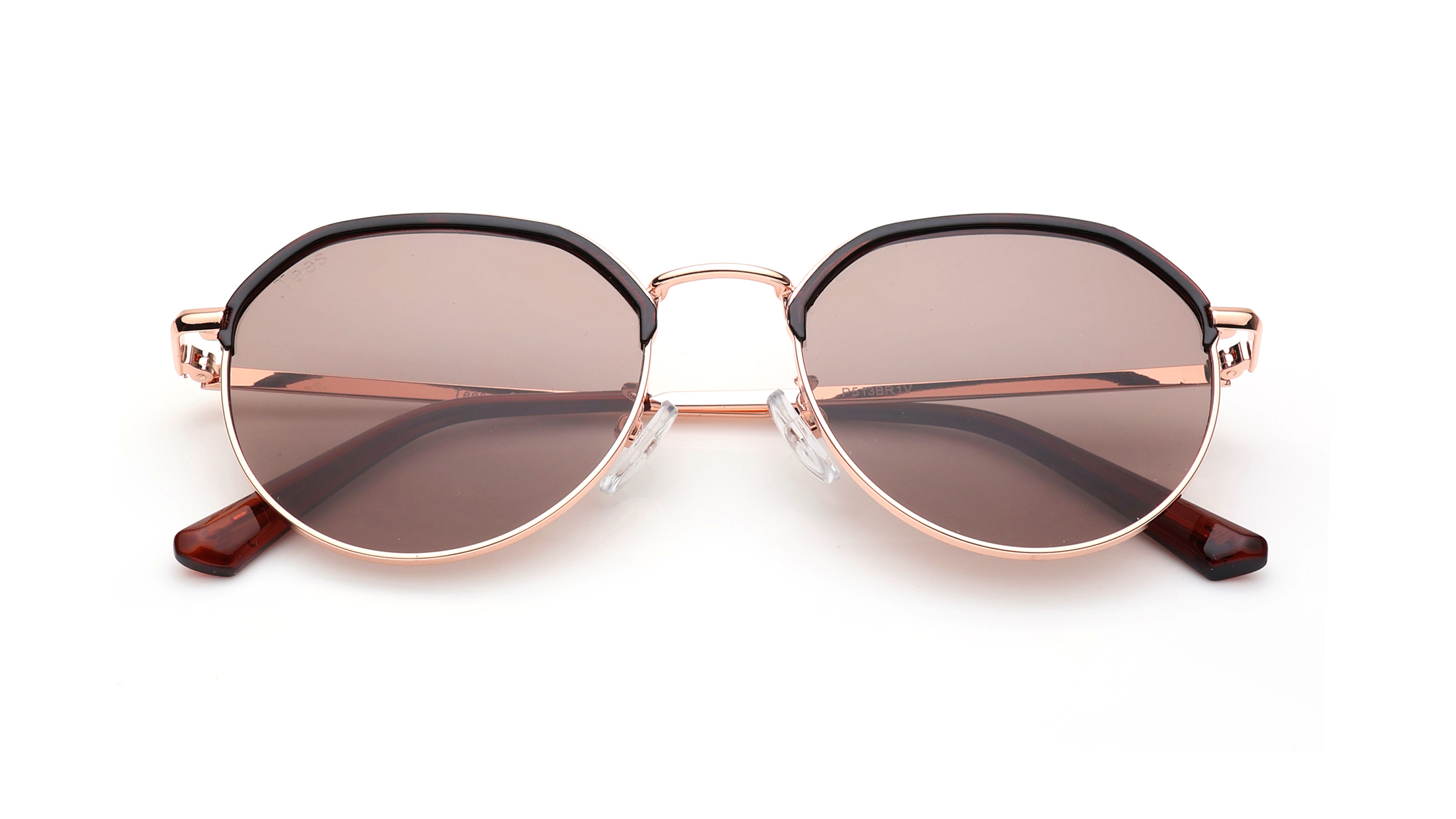 Image 7 of Brown Geometric Sunglasses for Men and Women from Tees By Fastrack Available at Titan Eye+