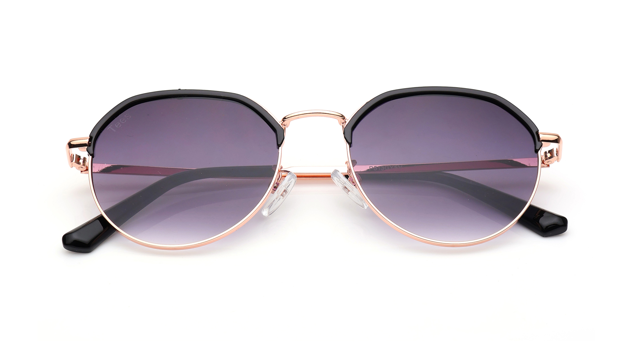 Image 4 of Grey Geometric Sunglasses for Men and Women from Tees By Fastrack Available at Titan Eye+