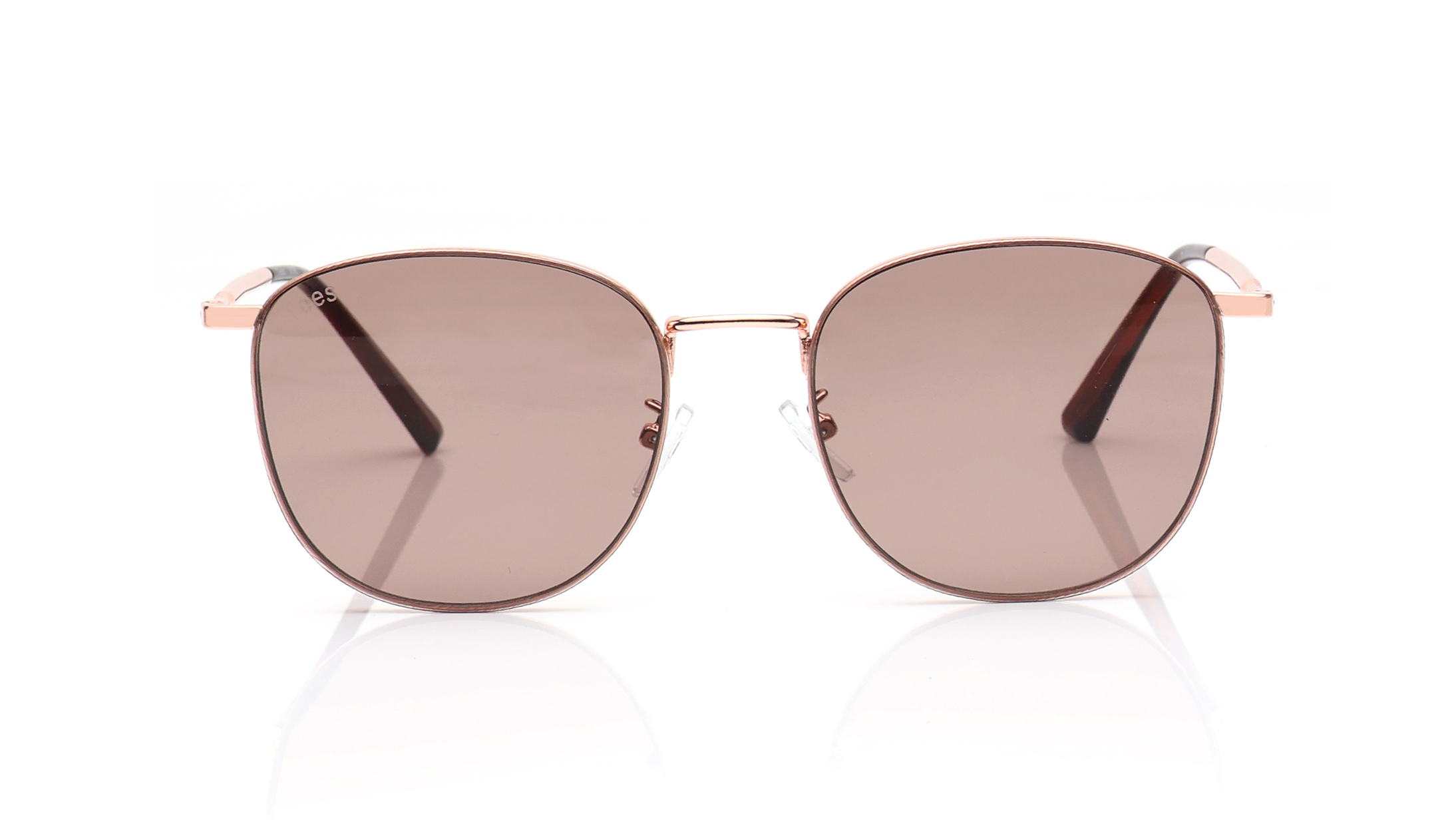 Image 1 of Brown Geometric Sunglasses for Men and Women from Tees By Fastrack Available at Titan Eye+