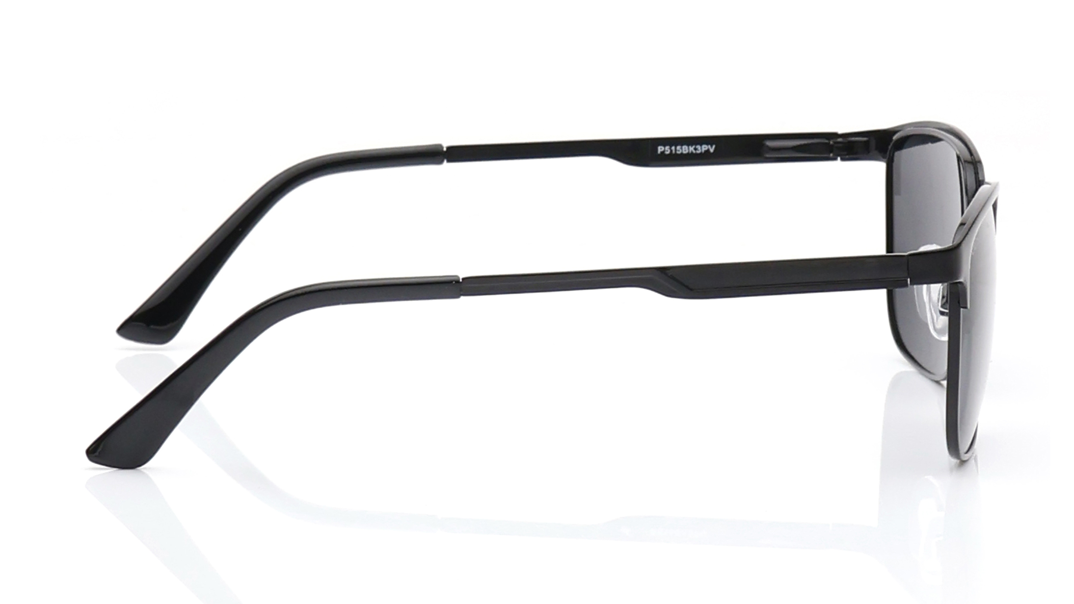 Image 6 of Black Wayfarer Polarized Sunglasses for Men and Women from Tees By Fastrack Available at Titan Eye+