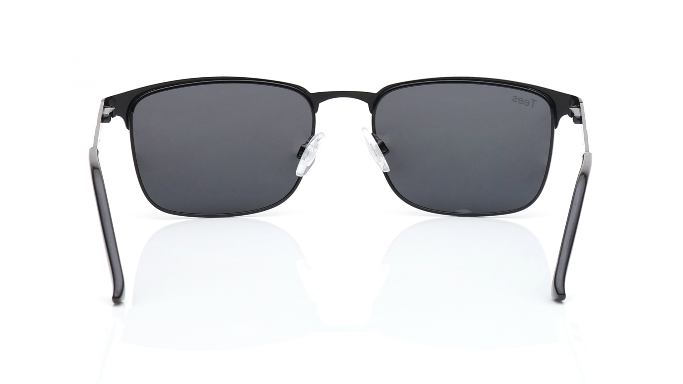 Image 4 of Black Wayfarer Polarized Sunglasses for Men and Women from Tees By Fastrack Available at Titan Eye+
