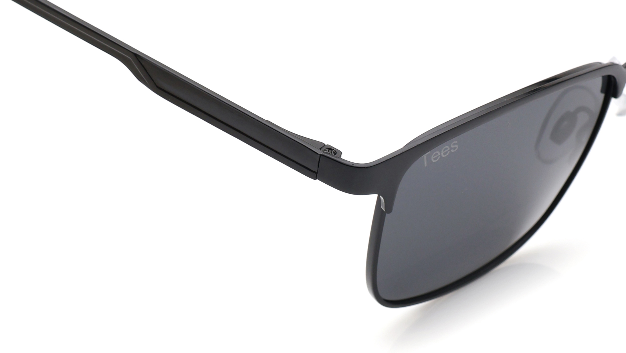 Image 3 of Black Wayfarer Polarized Sunglasses for Men and Women from Tees By Fastrack Available at Titan Eye+