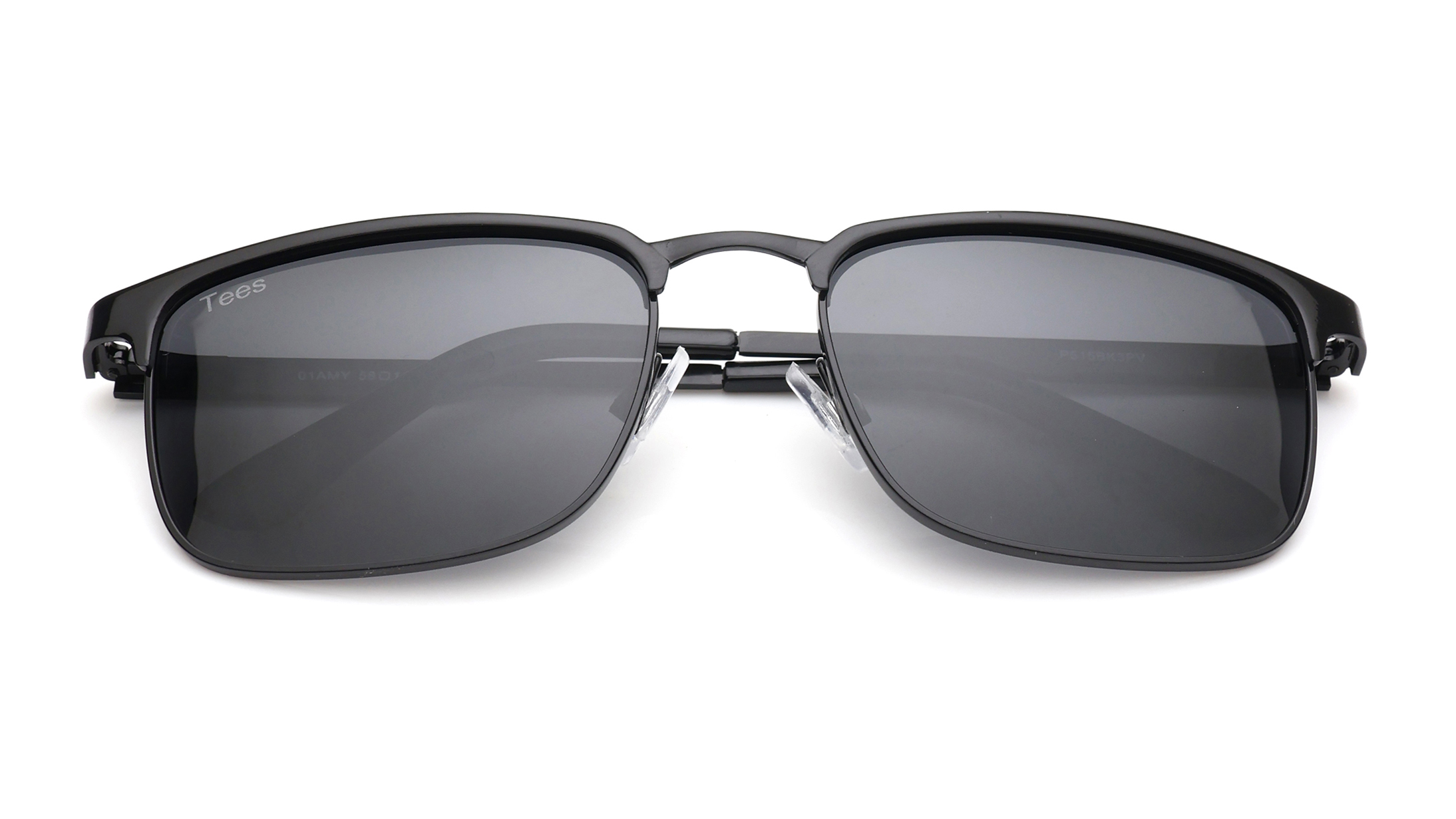 Image 5 of Black Wayfarer Polarized Sunglasses for Men and Women from Tees By Fastrack Available at Titan Eye+